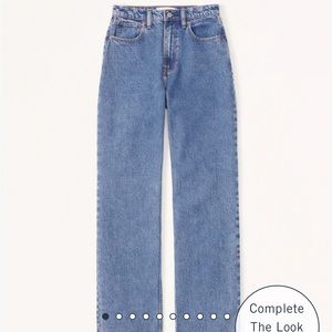Abercrombie High Rise Loose Jeans